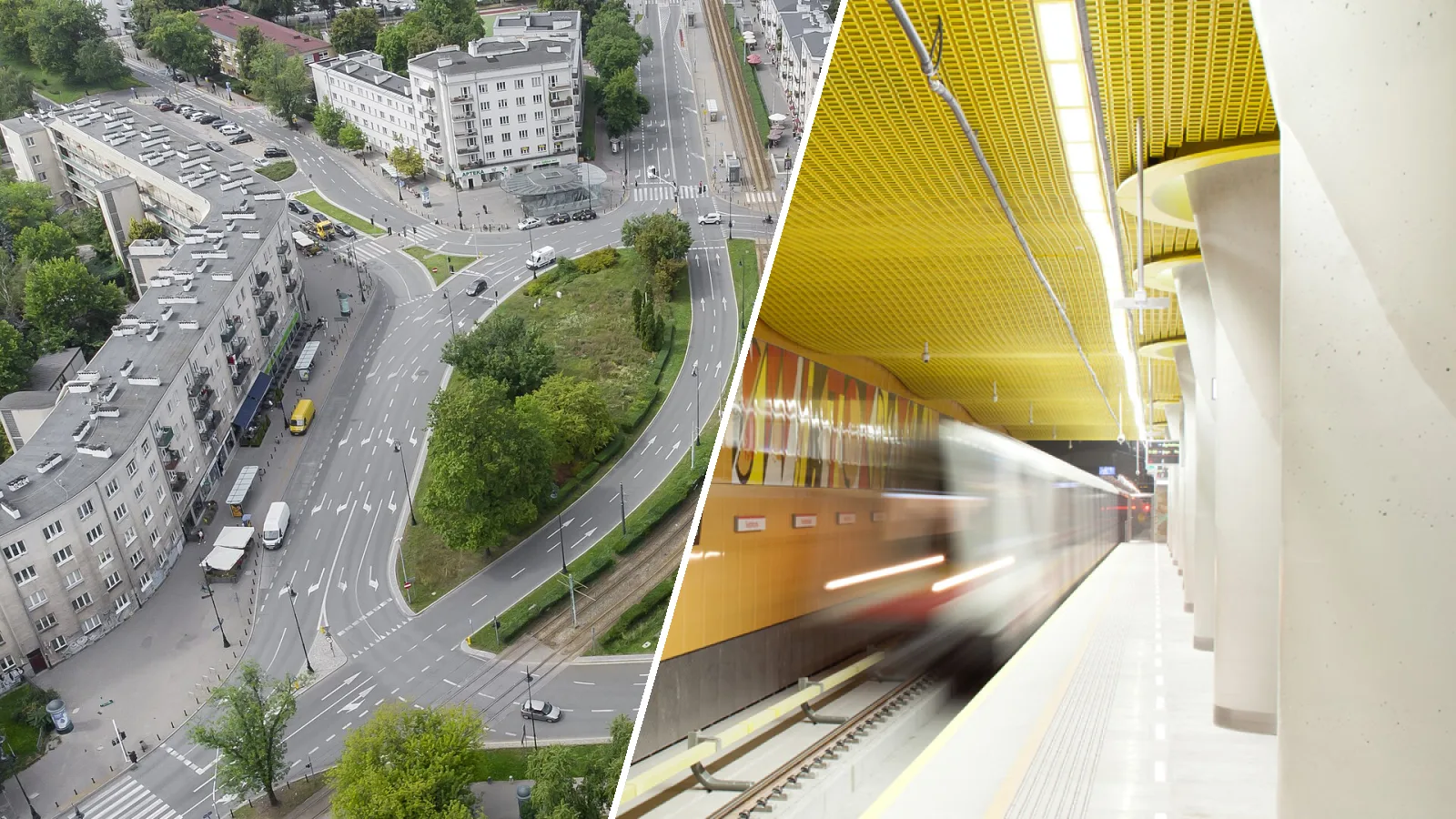 Żoliborz, metro w Warszawie — zdjęcia poglądowe