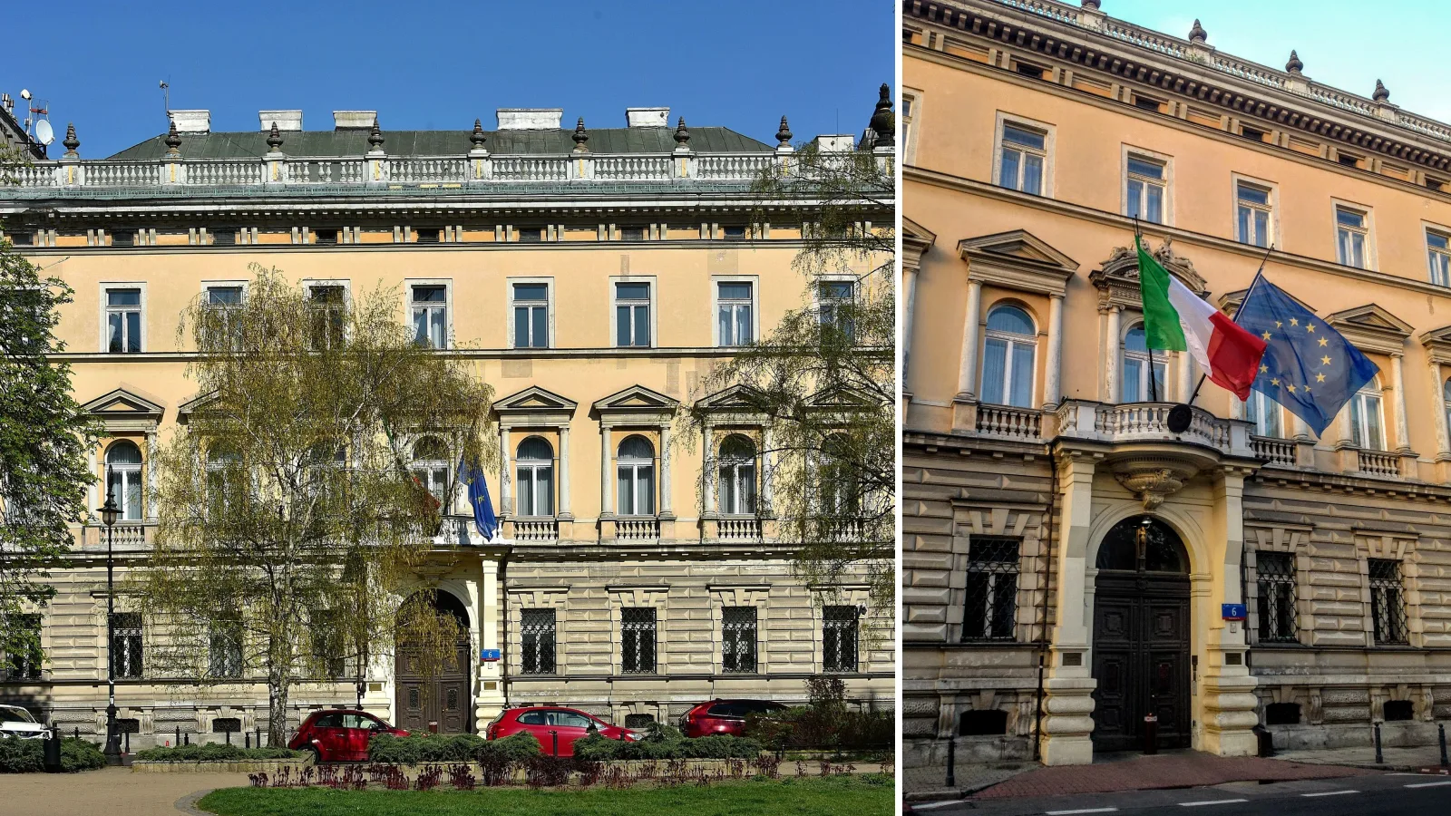 Pałac Szlenkierów, Ambasada Włoch w Polsce — zdjęcia poglądowe