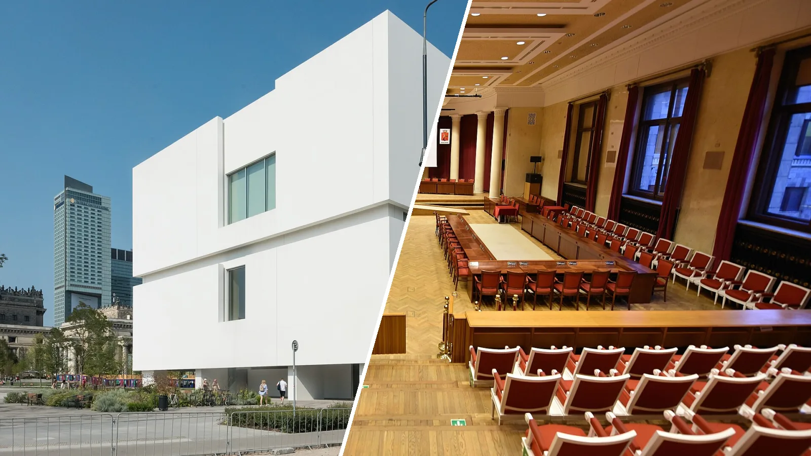 Muzeum Sztuki Nowoczesnej w Warszawie, Pałac Kultury i Nauki — zdjęcia poglądowe