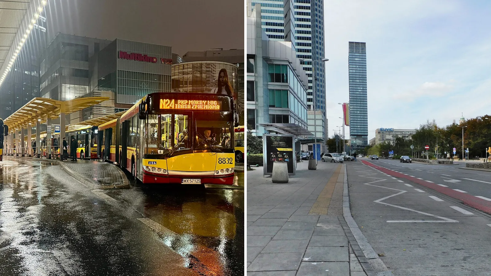 Dworzec Centralny, Emilii Plater — zdjęcia poglądowe